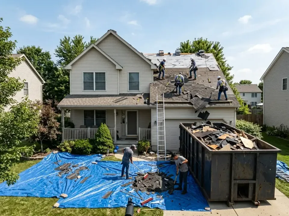 roof-replacement-debris-remova-004 — frequently asked questions, Cheapest Dumpster Rentals in Chestertown, MD